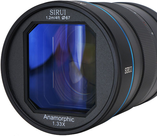 Φωτογραφικός Φακός F1.8 Anamorphic APS -C Lens 1,33x Σταθερός για Canon RF Mount Μαύρος