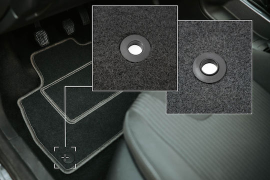 Covorașe Auto Partea Din Față Lancia Voyager 7 Locuri 2011-2016 Grafit