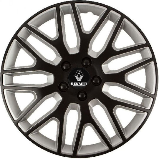 Versaco Set Capace De Roți Auto Dakar Compatibilitate Renault 4 Bucăți 14 Negru