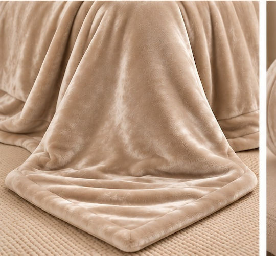 Decotelia Double Blanket 220x240cm Greige