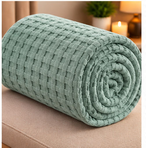 Decotelia Single Pique Blanket 175x240cm Mint