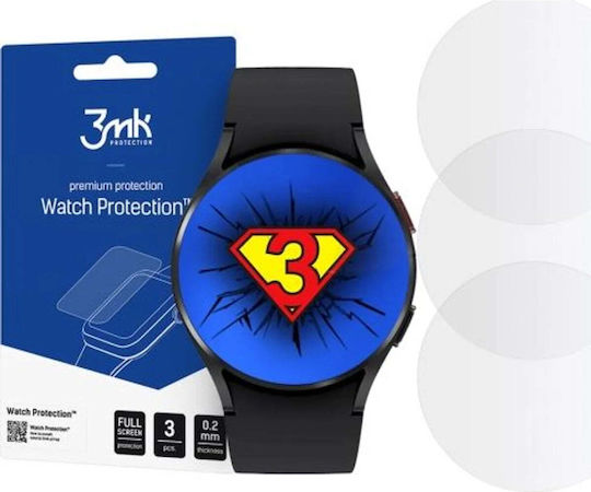 3MK FlexibleGlass Screen Protector για το Galaxy Watch 4 44mm 3τμχ