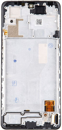 OLED Дисплей със Сензорен Механизъм и Рамка за Xiaomi Redmi Note 10 Pro (Черен)