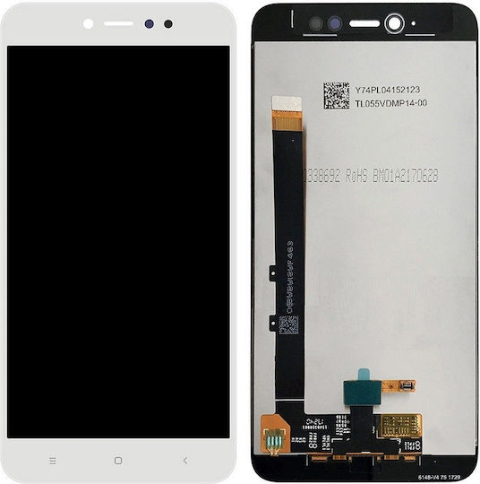 Екран със Сензорен Механизъм за Redmi 5A (Бял)