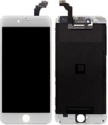 Екран със Сензорен Механизъм и Рамка за iPhone 6s Plus (Бял)