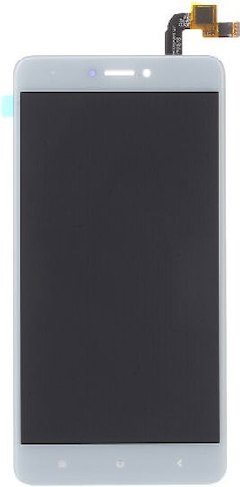 Οθόνη με Μηχανισμό Αφής για Redmi Note 4 (Λευκό)