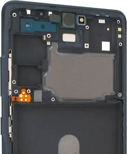 Екран със Сензорен Механизъм и Рамка за Galaxy S20 FE (Син)