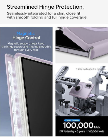 Spigen Airskin Zero MagSafe Galaxy Z Fold 8 in Frost Lavender 8800337255294