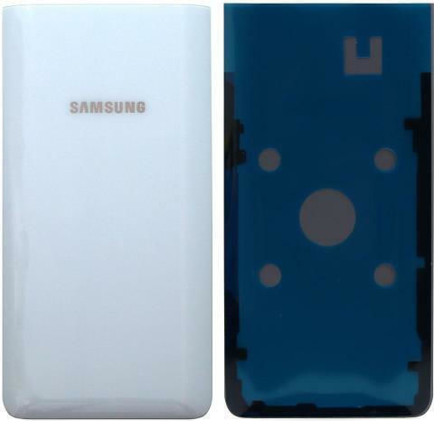 Das folgende Liquid-Template ist eine Vorlage für Namen von Produkten in der Kategorie "Mobile Phone Replacement Covers". Übersetzen Sie nur die Textknoten des Liquid-Templates in die deutsche Sprache, wobei die ursprüngliche Syntax und HTML-Tags beibehalten werden und nichts geändert wird, was zwischen '{' und '}' liegt: Καπάκι Μπαταρίας Weiß für Galaxy A80