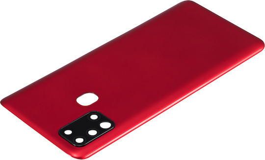 Backcoverglas Kameraobjektiv Samsung Galaxy A21s A217 2020 Aftermarket Plus Rot