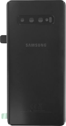 Samsung Replacement Back Cover Black for Galaxy S10+