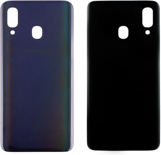Replacement Back Cover Black for Galaxy A40