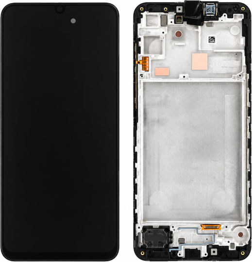 Ecran Original Cu Mecanism Tactil Cu Ramă Samsung Galaxy A16 5G Negru Sm-a166