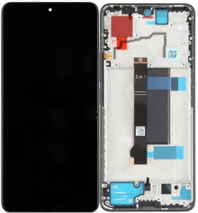 O ecran cu Mecanism Tactil și Cadru pentru  Redmi Note 13 Pro 5G, Poco X6 (Negru)