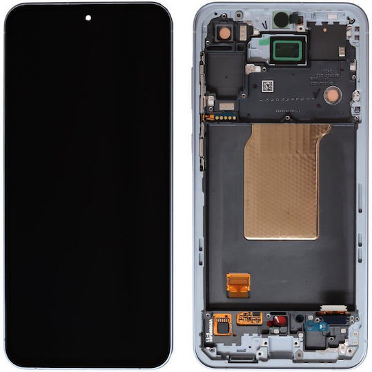 Οθόνη mit Touch-Mechanismus für  Galaxy A55 5G (Blau)