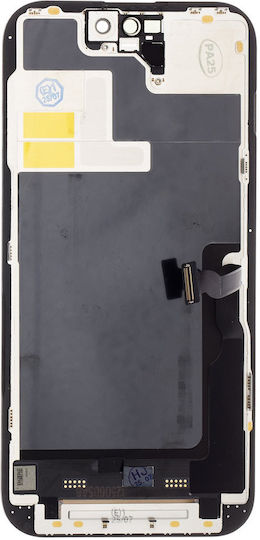 Οθόνη True Color mit Touch-Mechanismus und Rahmen für iPhone 14 Pro (Schwarz)