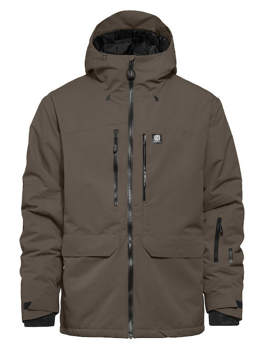 Horsefeathers Pearl OM326I Geacă Bărbătească de Schi & Snowboard Kaki