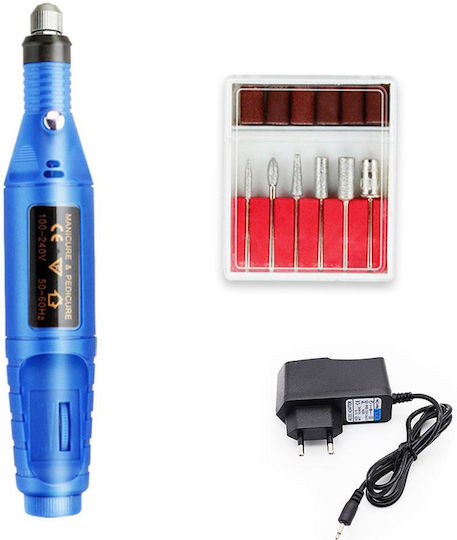 Nail Power Drill 9W 20000rpm Blue