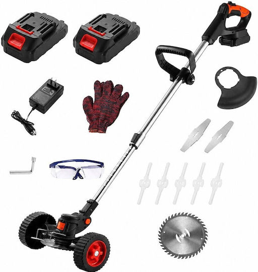 Shoulder / Hand Battery Brush Cutter 21V with 2 Batteries 4Ah