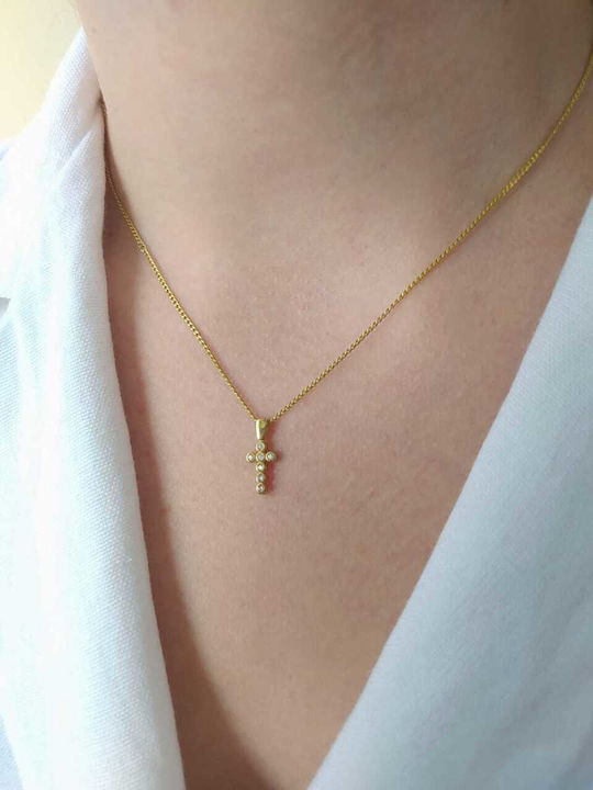 Dio Jewellery Lab Ασημένιος Σταυρός Επιχρυσωμένος Dio Jewellery Lab Ασημένιος Σταυρός Επιχρυσωμένος