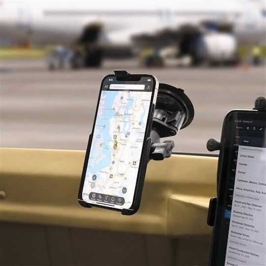 Ram Mounts Ram Bază cu ventuză compozită cu sistem Twist-Lock pentru bilă