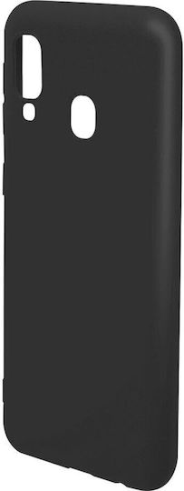 Lemontti Silky Black Silicone Case Samsung Galaxy A20e