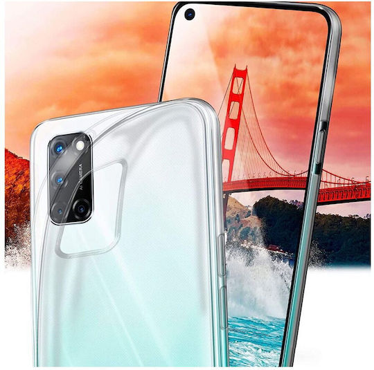 Lemontti Transparent Silicone Case Oppo A54 5g