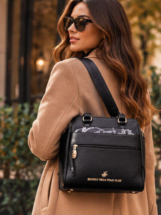 Set Women's Backpack / Shoulder / Crossbody / Handbag Black