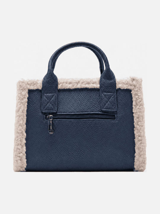 Fur Women's Tote Bag Dark Blue