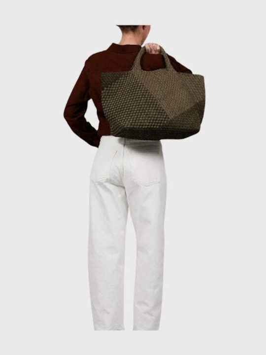 Women's Tote Bag Espresso X Coco Coastal Check