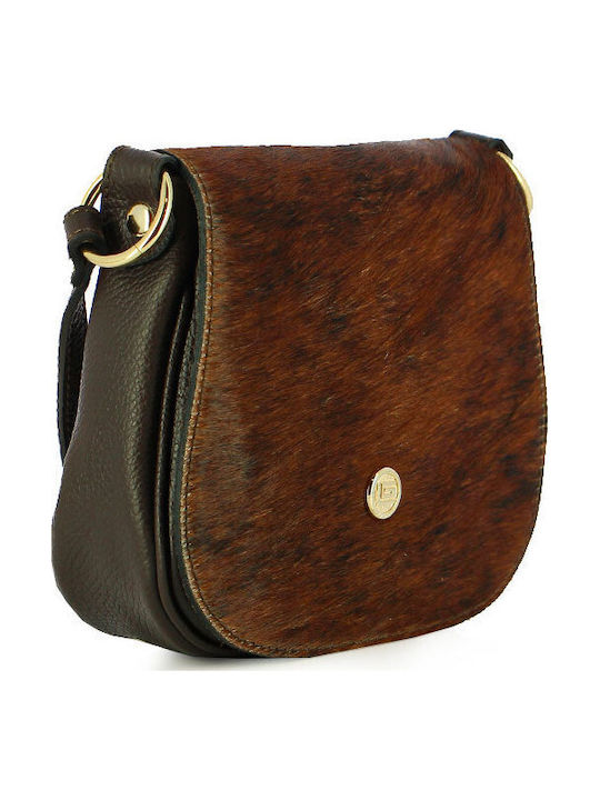 Brown Leather Women's Flap Bag