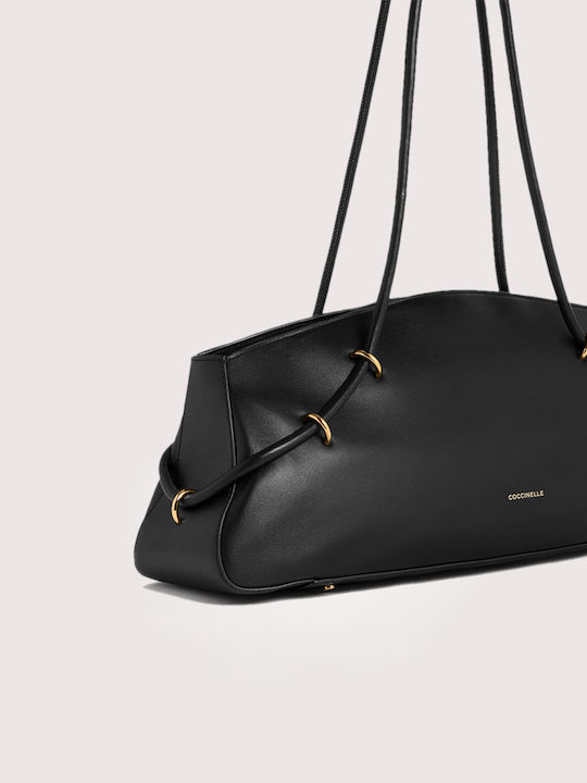 Lizzie Leather Women's Shoulder Bag Black