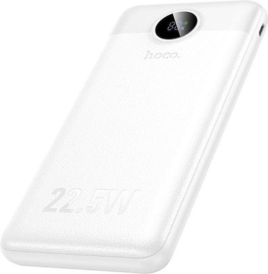Hoco J172 Baterie Externă 10000mAh 22.5W cu 2 Porturi USB-A și Port USB-C Power Delivery / Quick Charge Alb