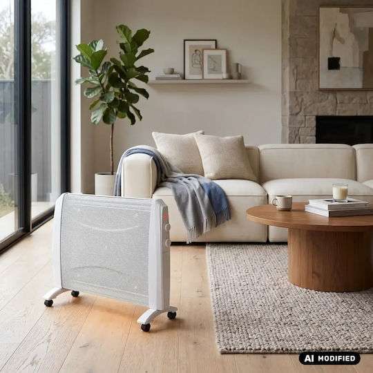 United UHM-876 Θερμοπομπός Δαπέδου 2000W Mica 75x45cm Λευκός