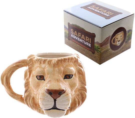 Puckator Head Keramikbecher Braun 650 ml