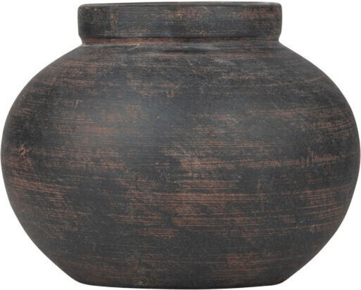 Estia Ceramic Vase Orange Y12.2cm