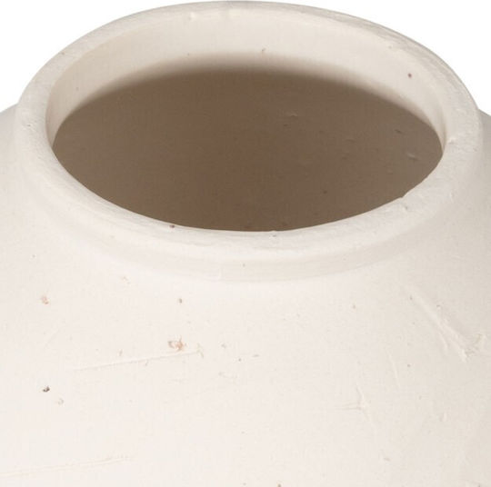 Estia Decorative Ceramic Vase Ecru Y19cm