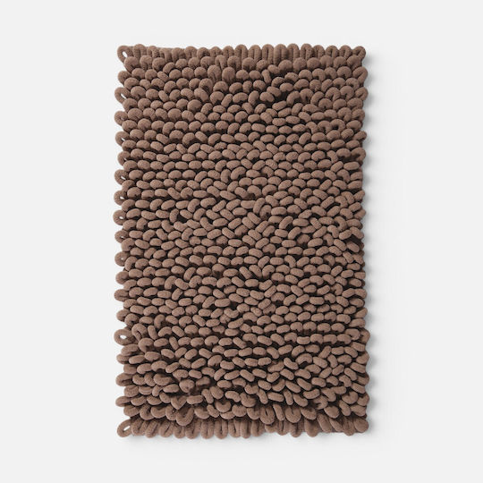 Nef-Nef Homeware Σετ Πατάκια Μπάνιου Audrey Brown 50x80εκ. (Διάφορα Χρώματα)