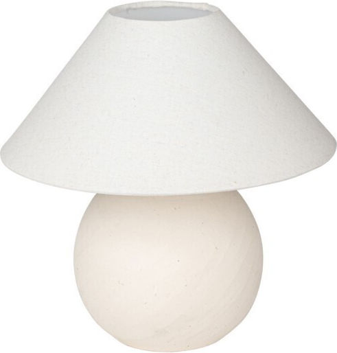 Estia Table Lamp with White Shade and Base