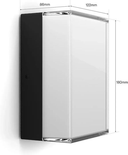 Philips Hue Waca Scenova Black Wall Lamp