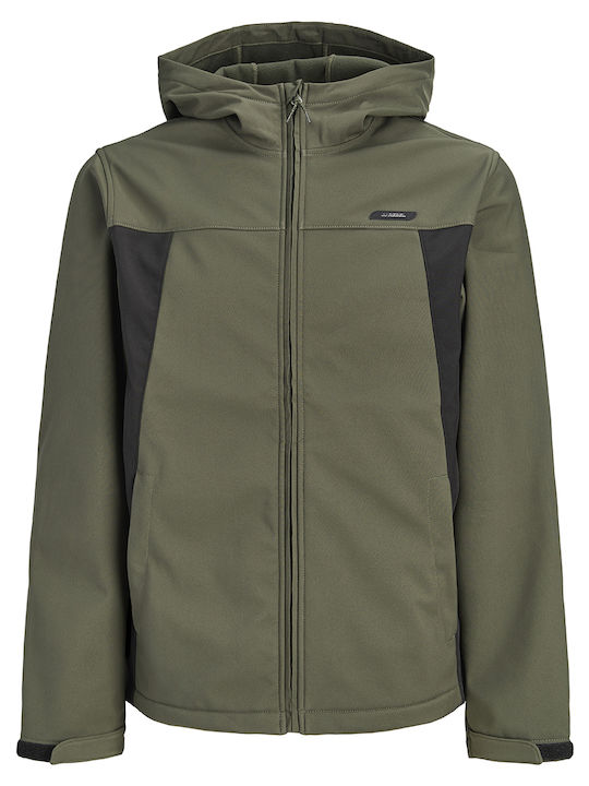 Χειμωνιάτικο Μπουφάν Softshell Αδιάβροχο και Αντιανεμικό Forest Night