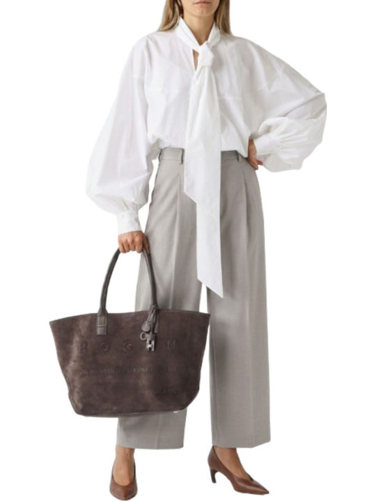 Women's Fabric Trousers Grey