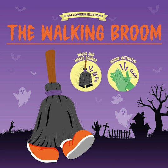 Legami Mătură Animată de Halloween cu Sunete – Walking Broom Wbr0001