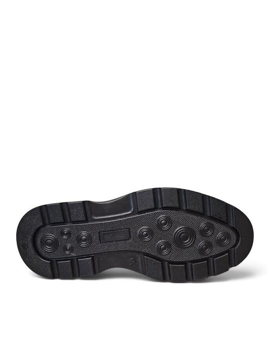 Braune Herrenlederstiefel 313128-5-KAFFEE