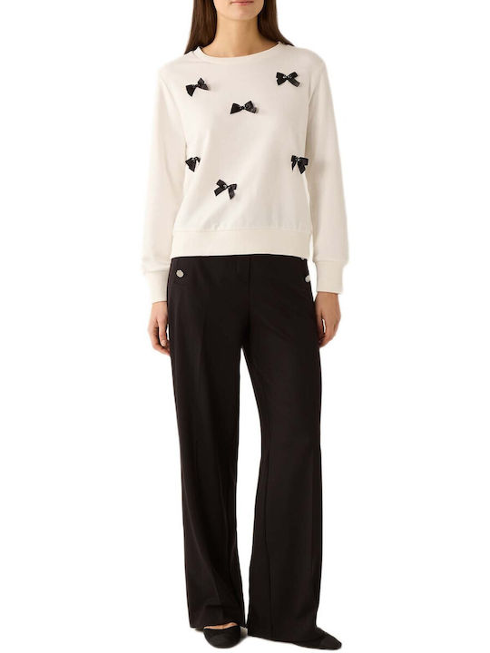 MORE & MORE Damen-Sweatshirt Weiß