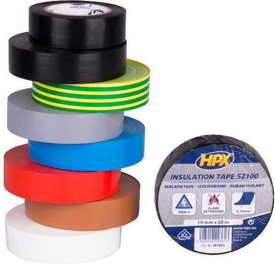 HPX Insulation Tape 19mm x 20m 52100 Black
