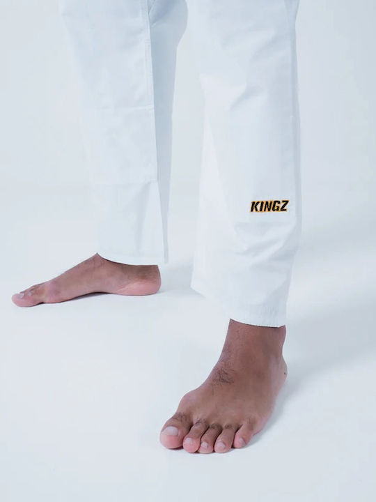 Kingz Men's Brazilian Jiu Jitsu Jacket White