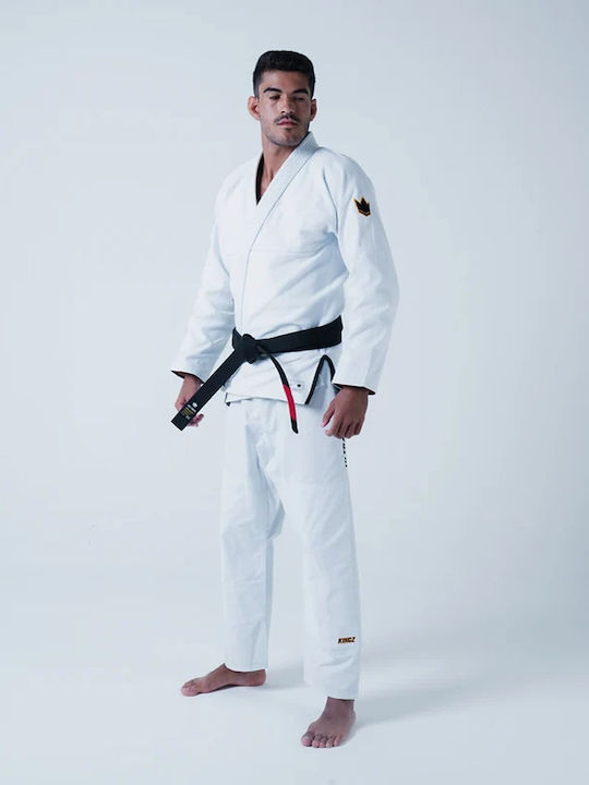 Kingz Men's Brazilian Jiu Jitsu Jacket White