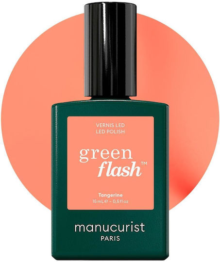Green Flash Ojă Pentru Unghii Cu Gel Tangerine 15ml