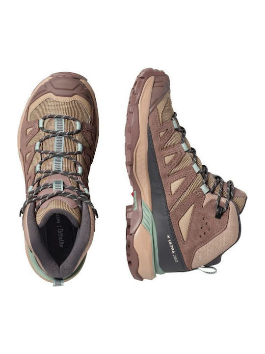 Salomon X Ultra 360 Дамски Туристически Обувки Gore-Tex Кафяви